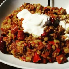 A picture of Goombah Jambalaya.