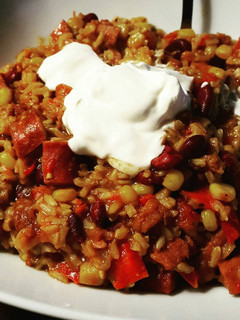 A picture of Goombah Jambalaya.