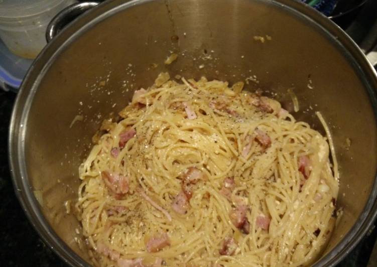 Spaghetti pasta Carbonara