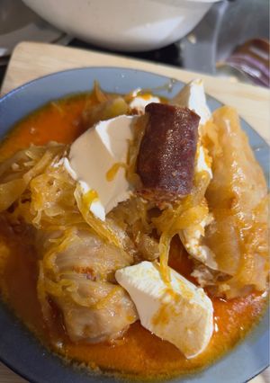 Töltött káposzta recept fotója