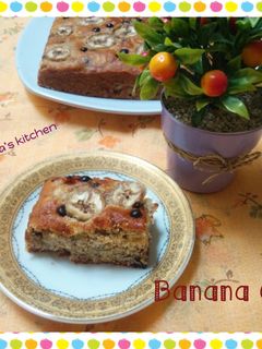 Foto resep Banana 🍌 cake 🍰 moist, no mixer