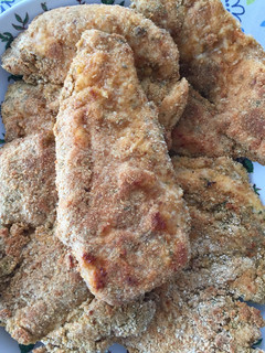 Una foto de Milanesas de pollo al horno