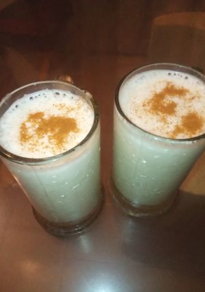 Una foto de Bebidas refrescante de avena con cambur