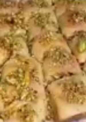 صورة لوصفة بقلاوة