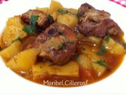 Una foto de guiso de seria con patatas olla express
