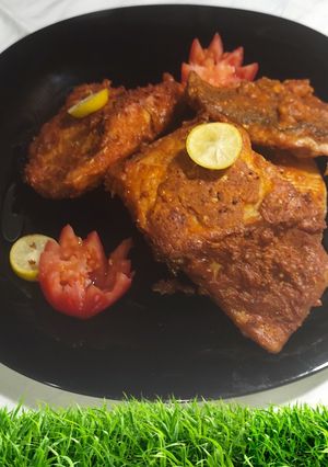 A picture of Fried Fish With Home Made Masala 🐟.