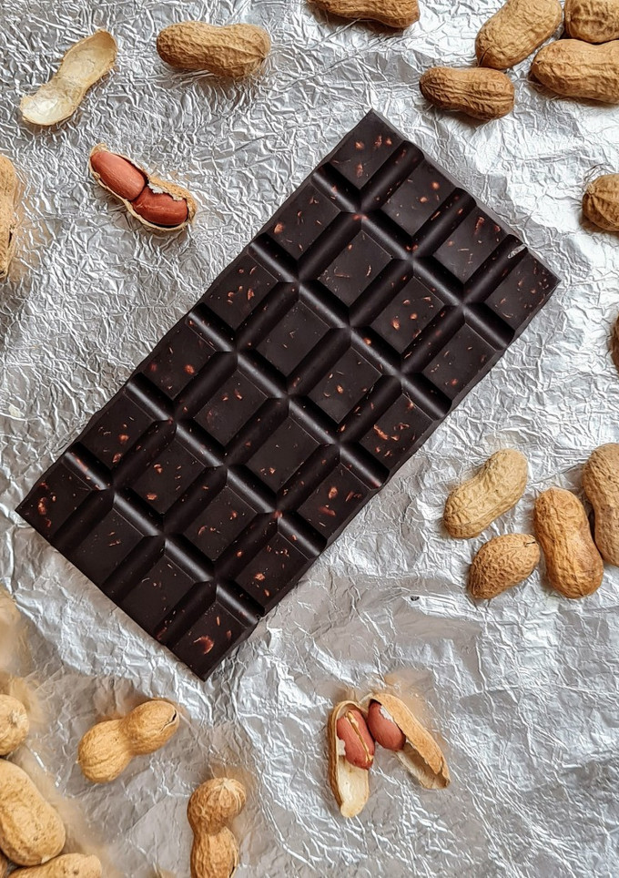 Una foto de "Chocolate" con maní 🥜 Low carb con opción keto 🥜