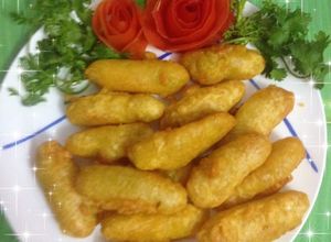 Hình của món Khoai lang kén.