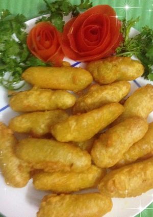 Hình của món Khoai lang kén.