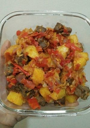 Foto resep Balado Paru Kentang
