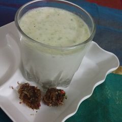 A picture of Gulkand thandai.