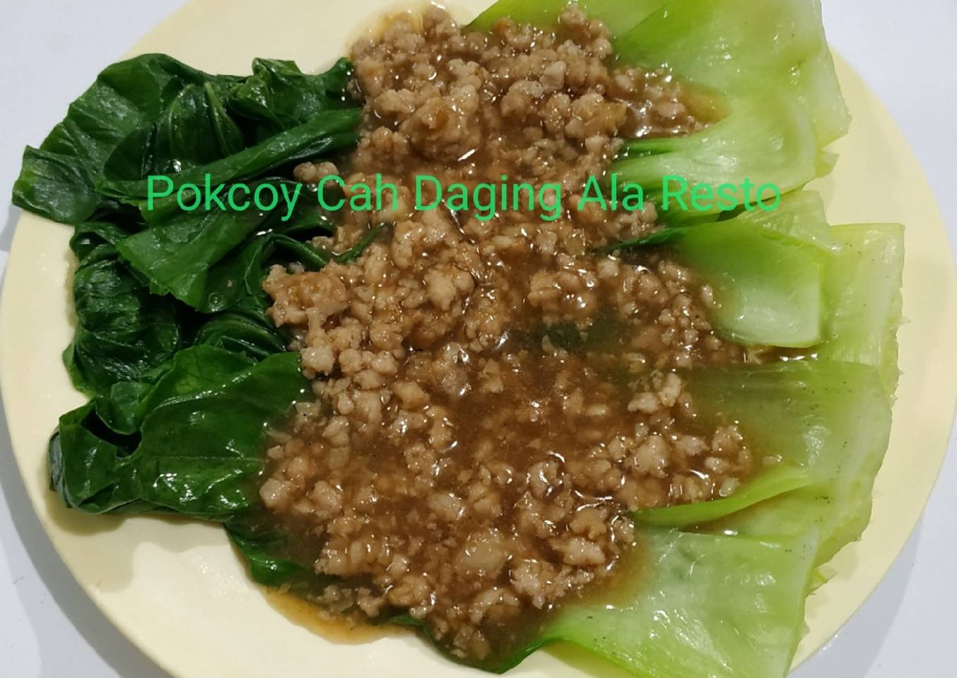 Daging Pokcoy ala Resto