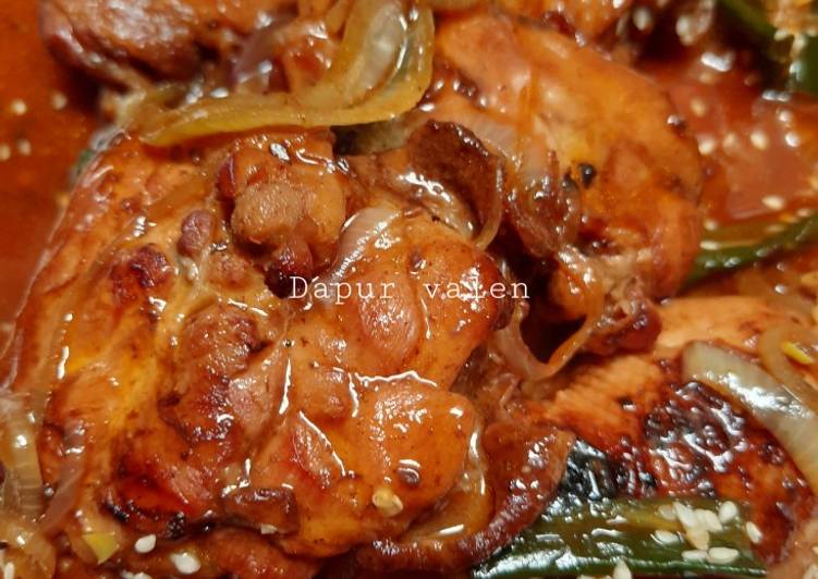 Resep @GURIH Ayam Goreng Saos Thailand masakan sehari hari