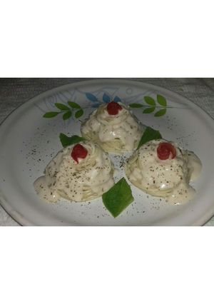 Una foto de Spaghetti con salsa bechamel
