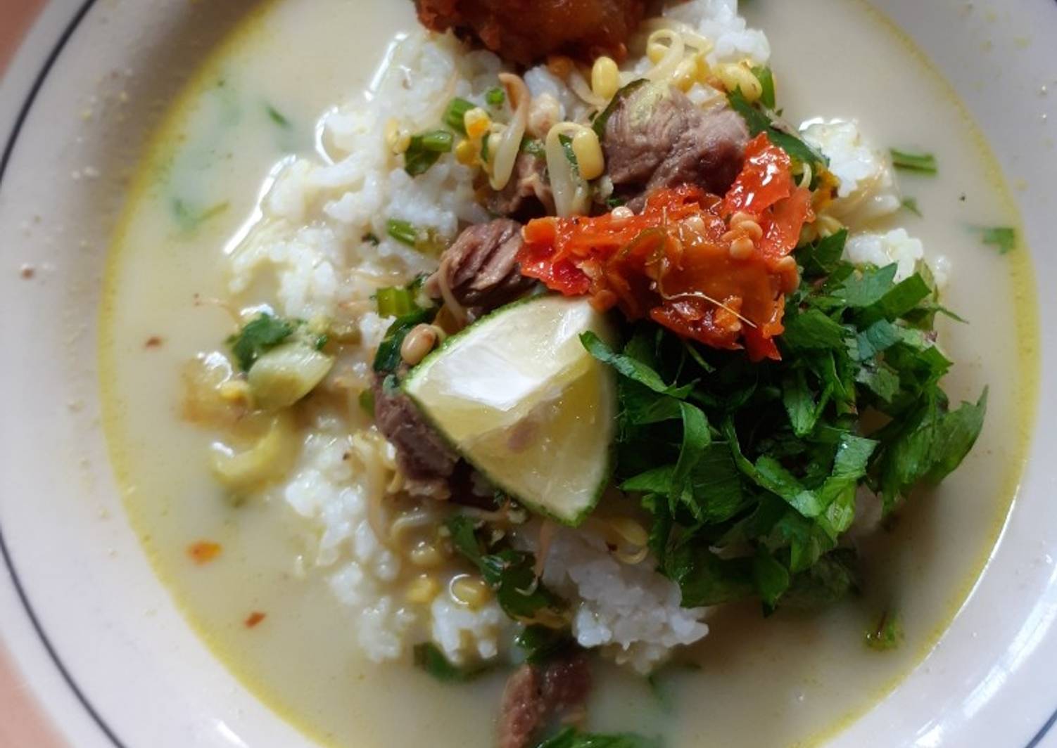 Resep Soto daging bumbu rempah