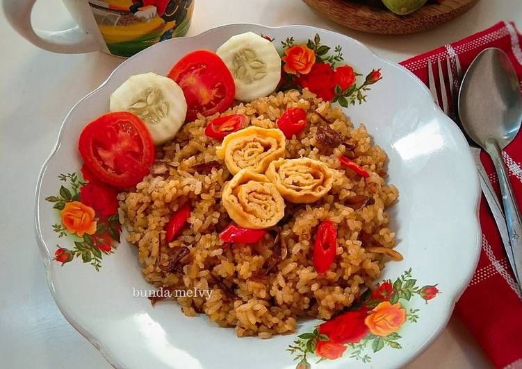 Cara Memasak LezatNasi Goreng Kornet