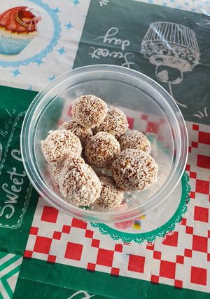 Una foto de Trufas con coco