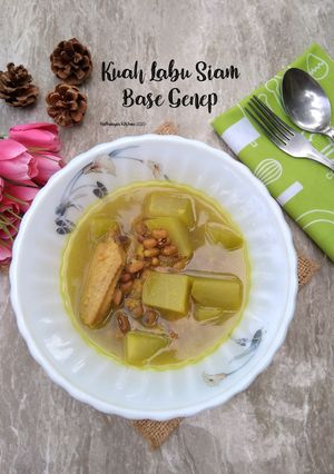 Foto resep Kuah Labu Siam Base Genep