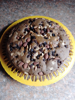 Una foto de Budín de Peras y Mix de Frutos Secos en olla