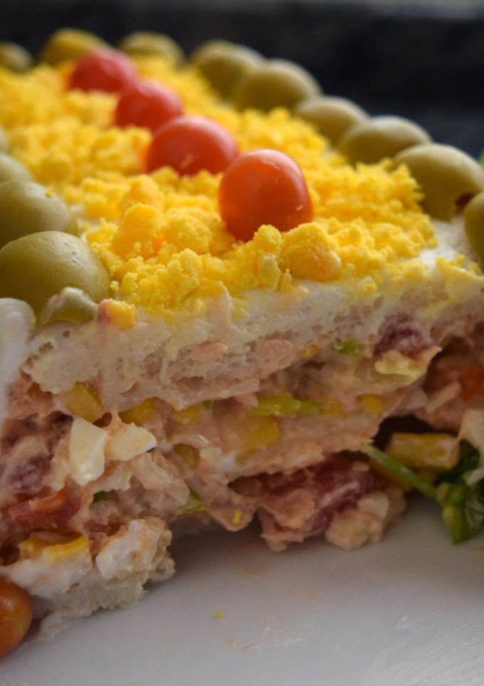 Una foto de Pastel frío de Atún