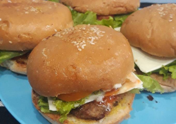 Resep #43 BEEF Burger Sehat Simpel, Lezat