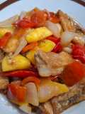 ปลาทับทิมผัดเปรี้ยวหวาน