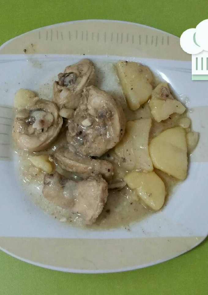 Una foto de Pollo a la canela