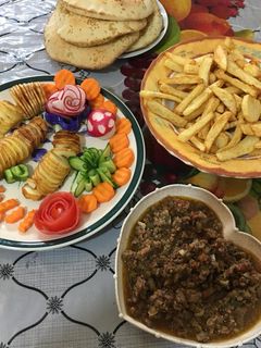 صورة لوصفة لحمة ببندورة