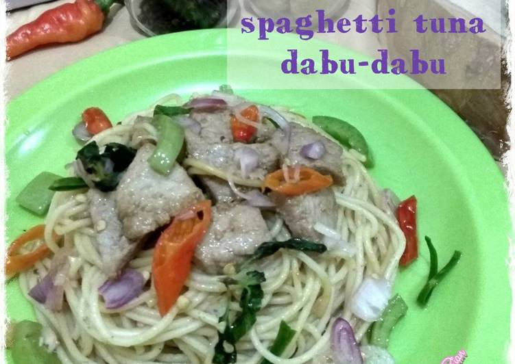Spaghetti Tuna Dabu-dabu