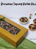 Pie Brownies Tepung Ketan Keju