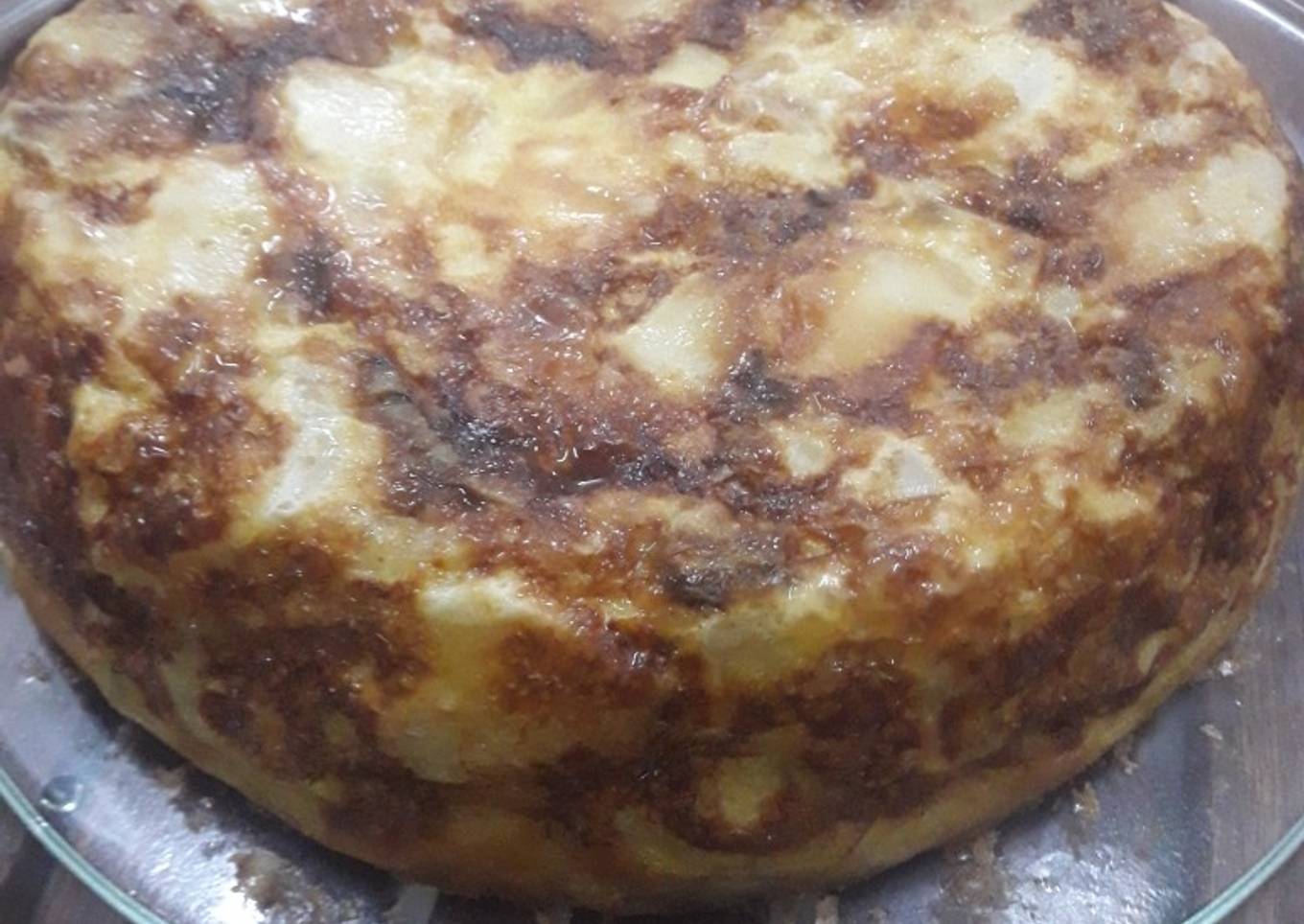 Tortilla de patatas "llorá" en olla gm