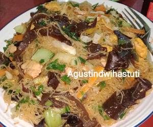 Ini Caranya Bihun Goreng Jamur Kuping Sayuran Enak Sempurna