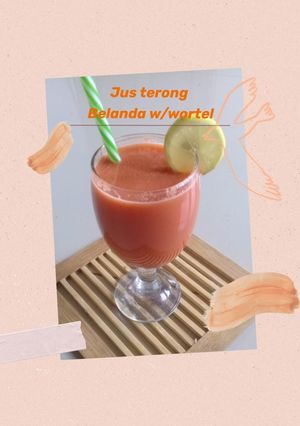 Foto resep JUS TERONG BELANDA w/WORTEL