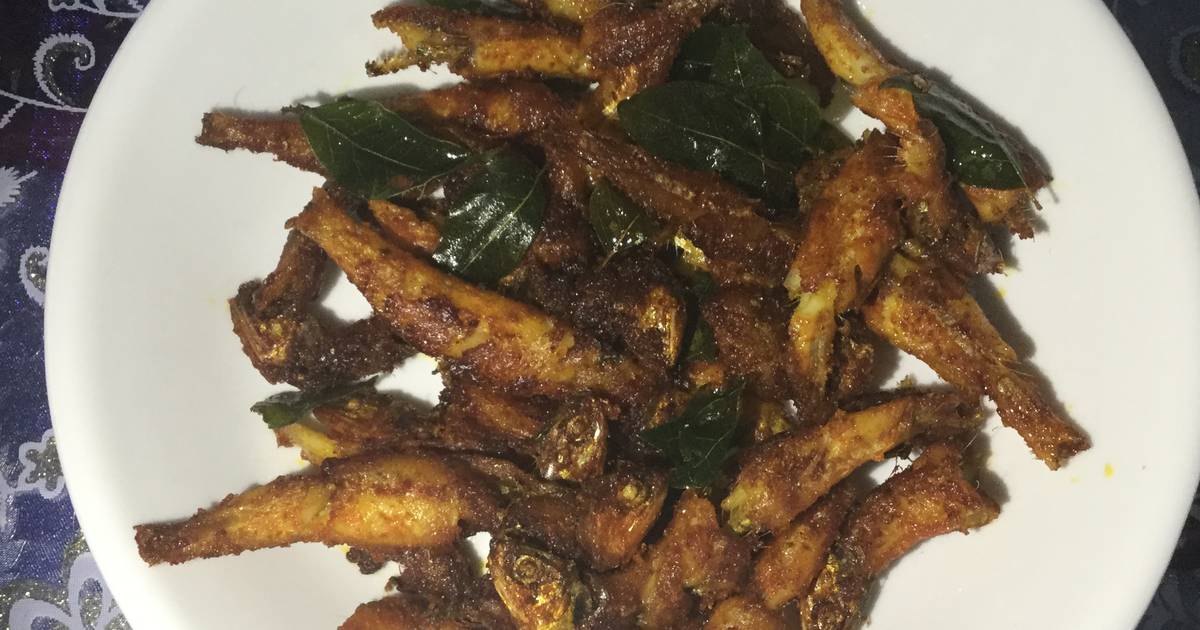 Natholi fry (anchovy fish fry) Recipe by zainuubaid Cookpad