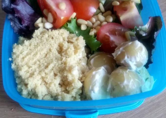 Easy peasy salad recipe main photo