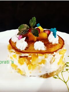 मैंगो पैनकेक (mango pancake recipe in Hindi) रेसिपी मुख्य फोटो