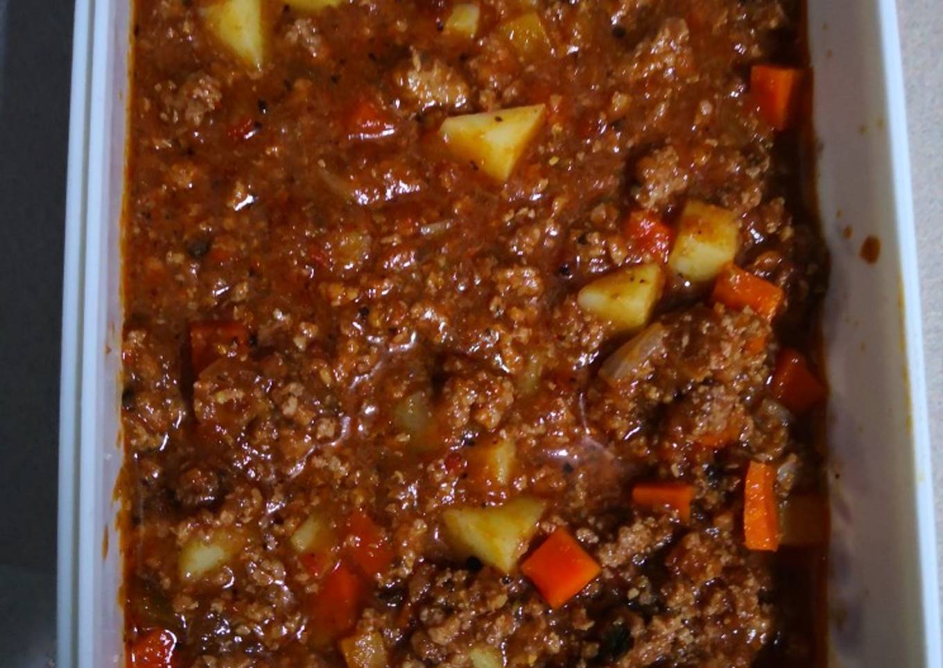 Carne molida con picado