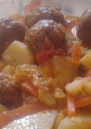 Una foto de Albóndigas Tipo A la Criolla