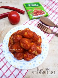 Foto resep Balado Telur Puyuh Bumbu Desaku