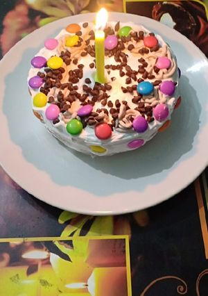A picture of EGGLESS CAKE (in cooker).