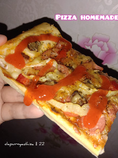 Foto resep Pizza homemade panggang