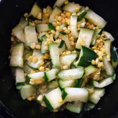 A picture of Zucchini & Corn.