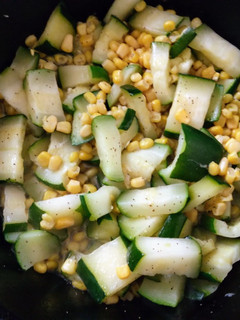 A picture of Zucchini & Corn.