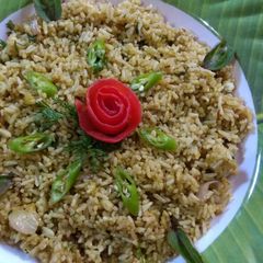A picture of Gongura rice.