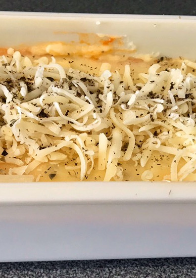 Una foto de Pastel de atún sin lactosa y sin horno 👌