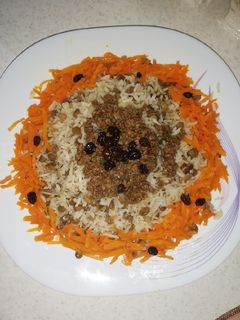 عکسی از دستور عدس پلو