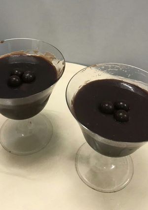 عکسی از دستور پودینگ شکلاتی محیا پز🍫🍫🍫🍫