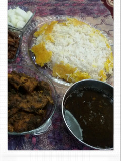 عکسی از دستور 😍 قلیه ماهی اصیل بوشهری 😍
