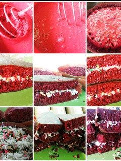 Foto resep Martabak manis redvelvet