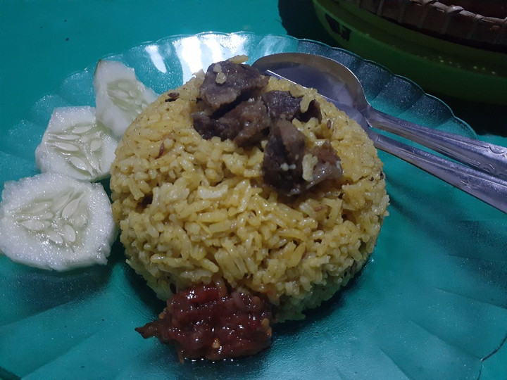 Yuk intip, Resep bikin Nasi kebuli Daging Sapi  spesial